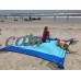 XXL Sand Proof Beach Blanket 9' x 7' with Parachute Nylon   